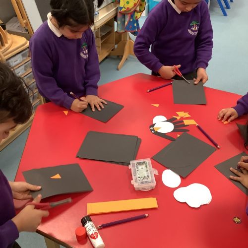 Spring 1- arts and crafts- fun penguin making!