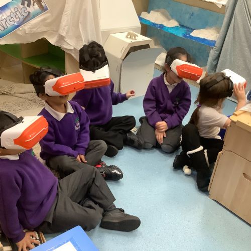 Virtual Reality Googles - Being in the Arctic!