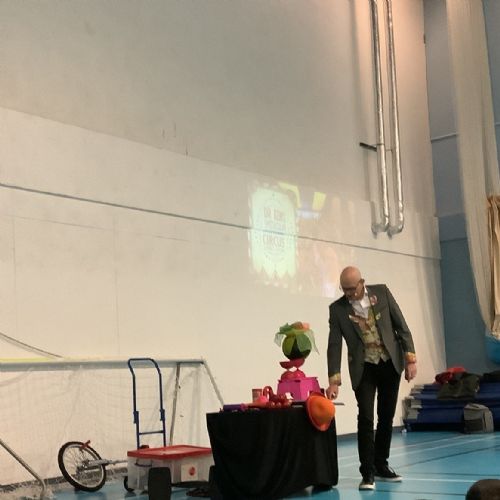 We watched an amazing science show hosted by Dr Ken...