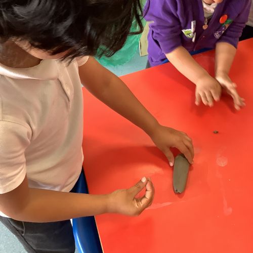 Summer 1- 3D snails made out of clay!