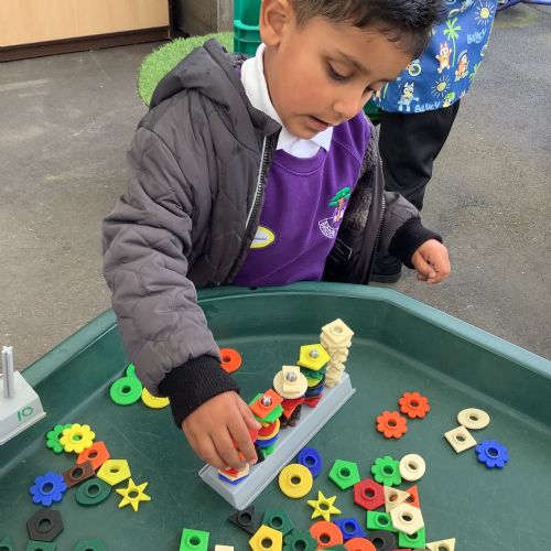 Autumn 1- having fun exploring our classroom and our outdoor area!