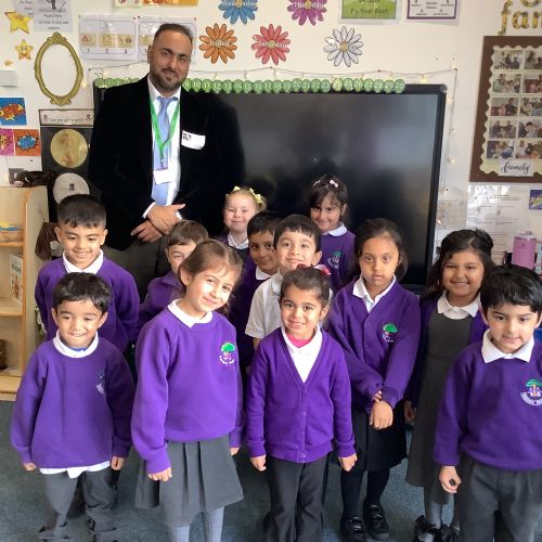 Autumn 1- we had a real life superhero visit us....Optometrist!