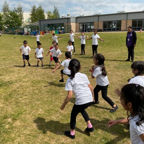 PE planned by our year 6 buddies!