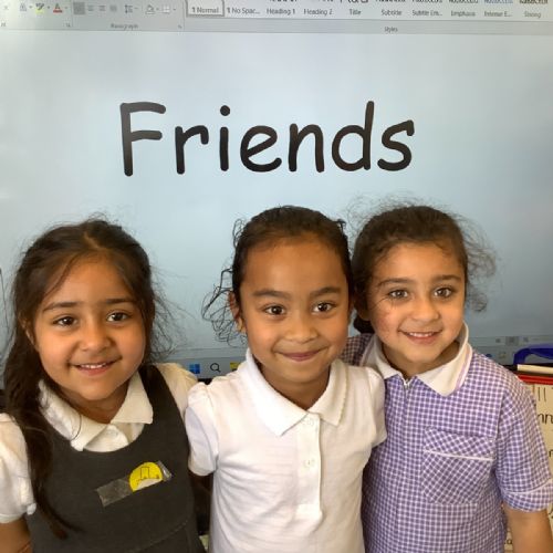 We talked about being a good friend!