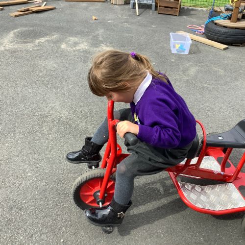 Riding Tricycles