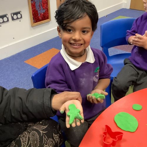 Parent and Child Learn Together - Playdough time!